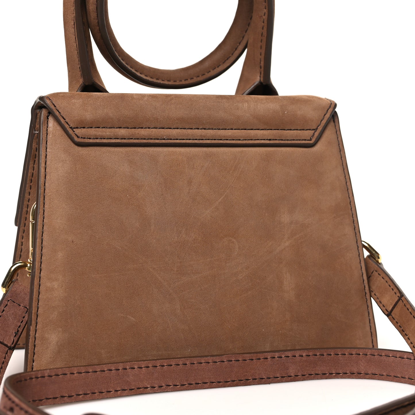 Suede Le Chiquito Noeud Brown