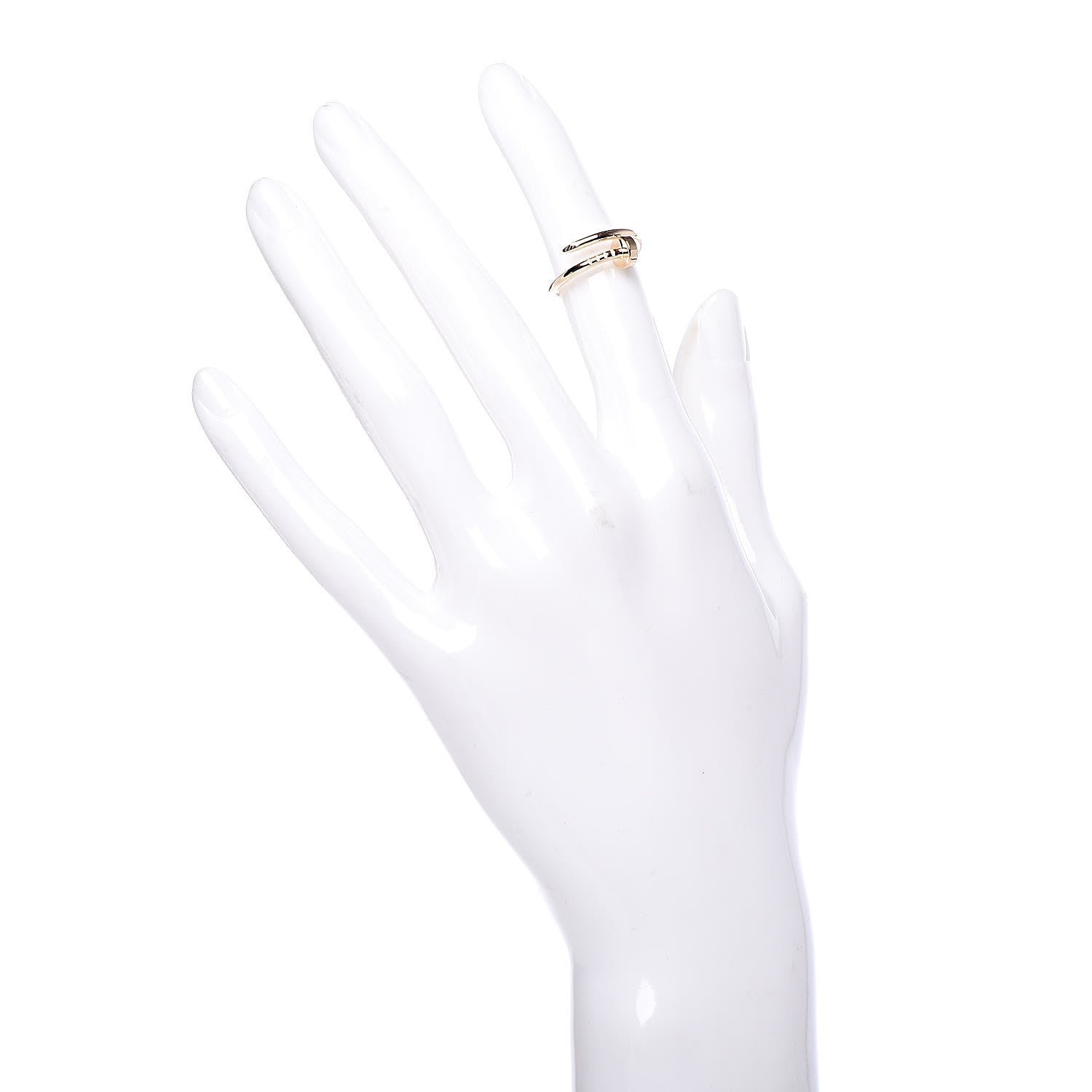 Cartier 18K Yellow Gold Small Juste Un Clou Ring 49 4.75 2 of 5
