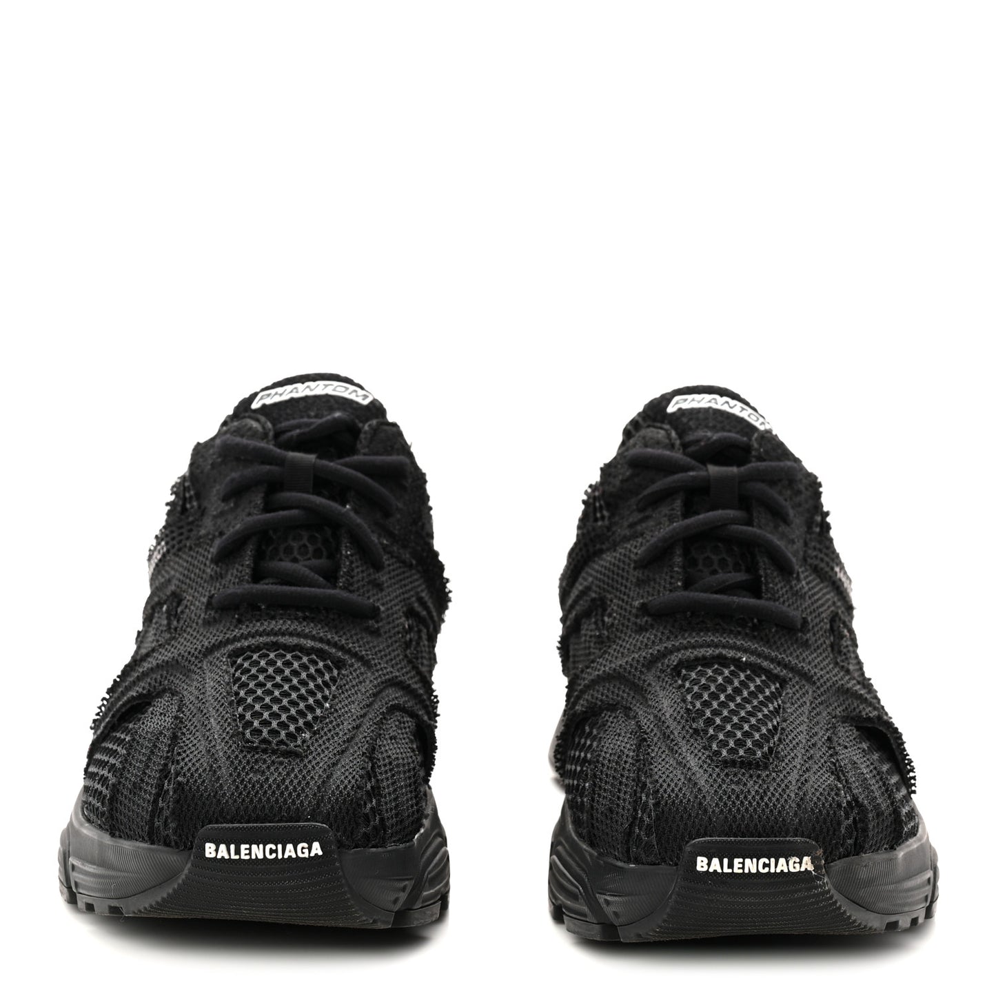 Fabric Mesh Womens Phantom Sneakers 37 Black