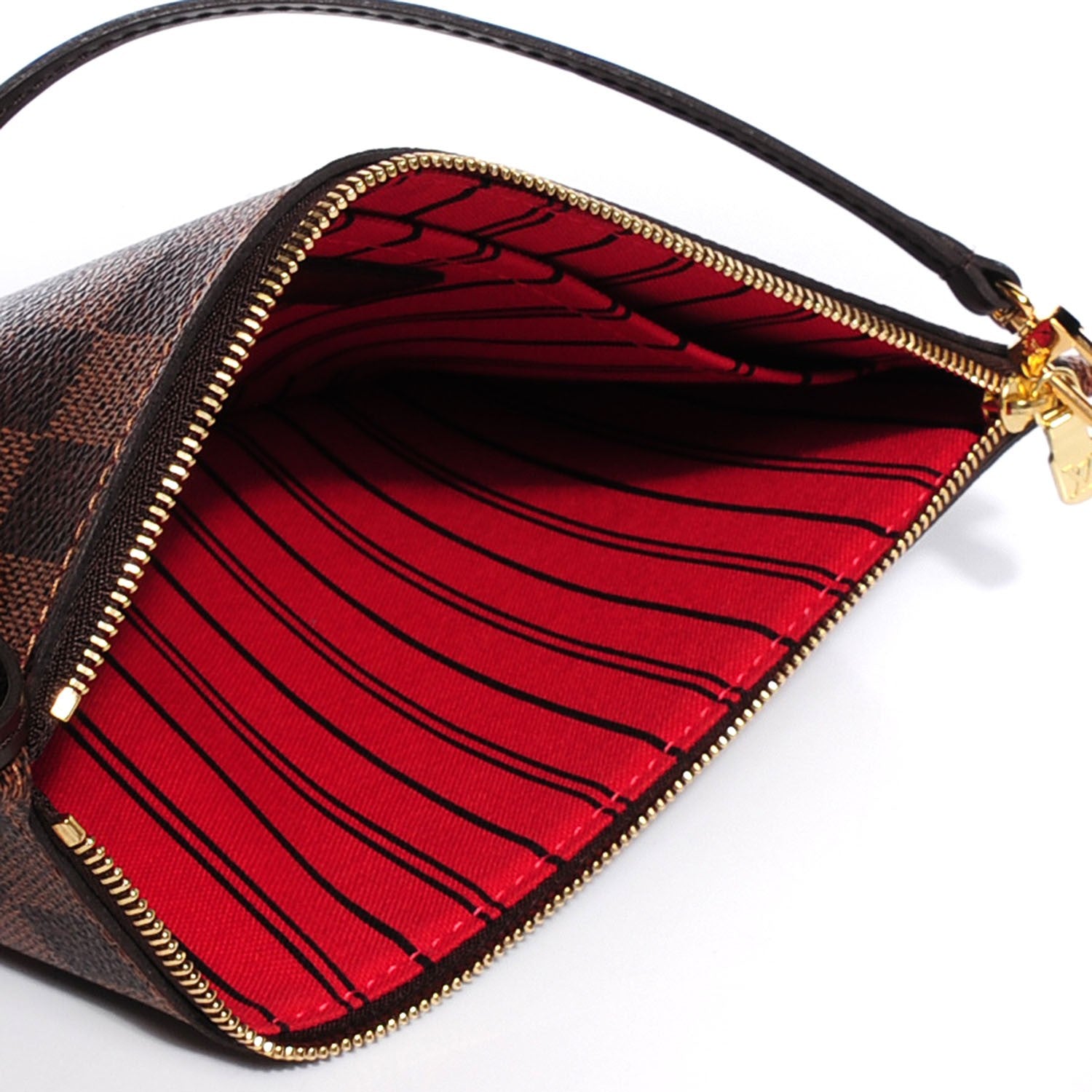 Louis Vuitton Damier Ebene Neverfull MM GM Pochette 5 of 9