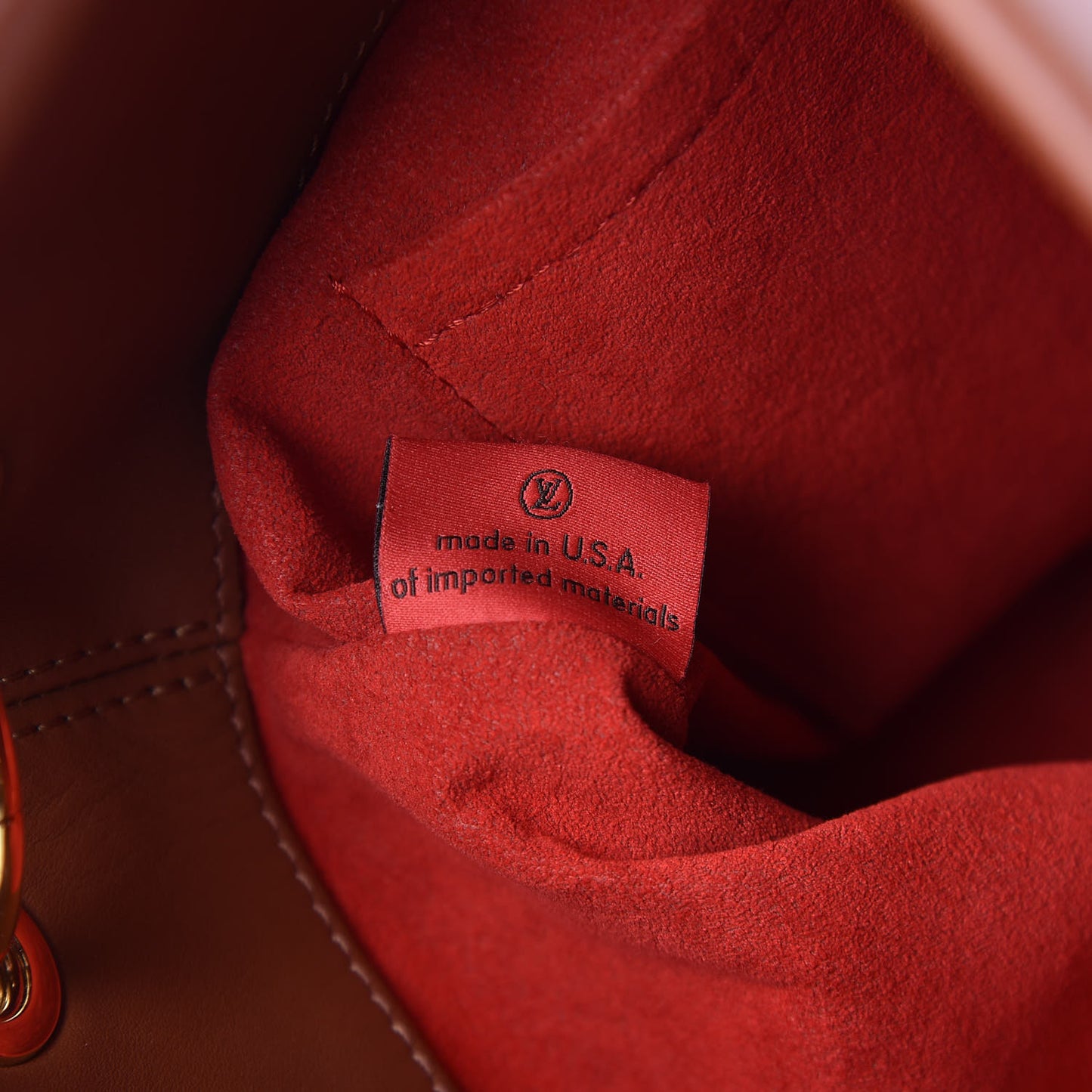 Monogram Tuileries Besace Caramel Rouge