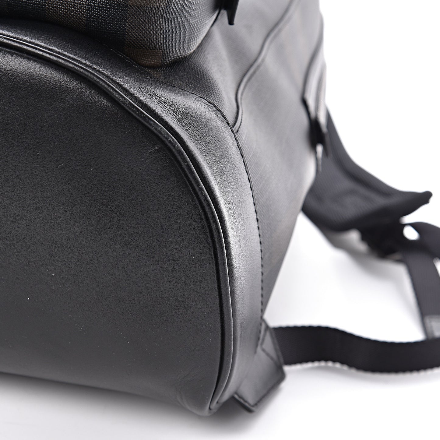 Smoked Check Backpack Black Brown