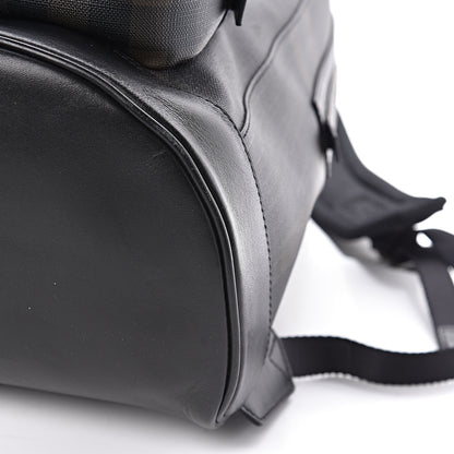 Burberry Smoked Check Backpack Black Brown 13 of 16