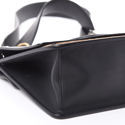 Fendi Vitello Century Velvet F is Fendi FF Kan I Shoulder Bag Black Tobacco 8 of 15