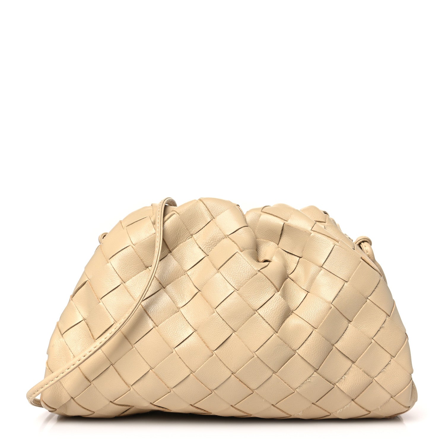 Bottega Veneta Nappa Intrecciato The Mini Pouch Porridge 1 of 9