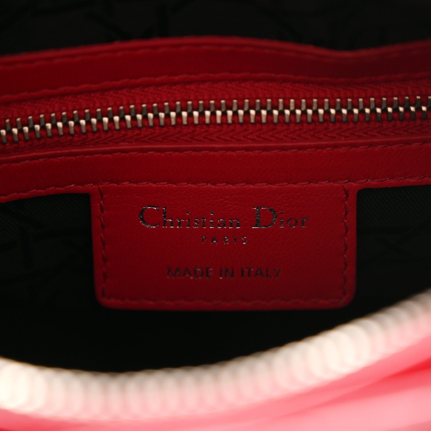 Christian Dior Lambskin Cannage Medium Lady Dior Pink 6 of 11