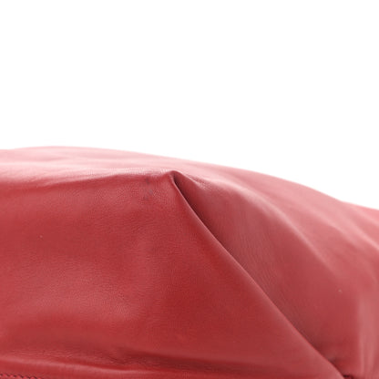 Saint Laurent Lambskin Teddy Drawstring Bag Eros Red 12 of 12