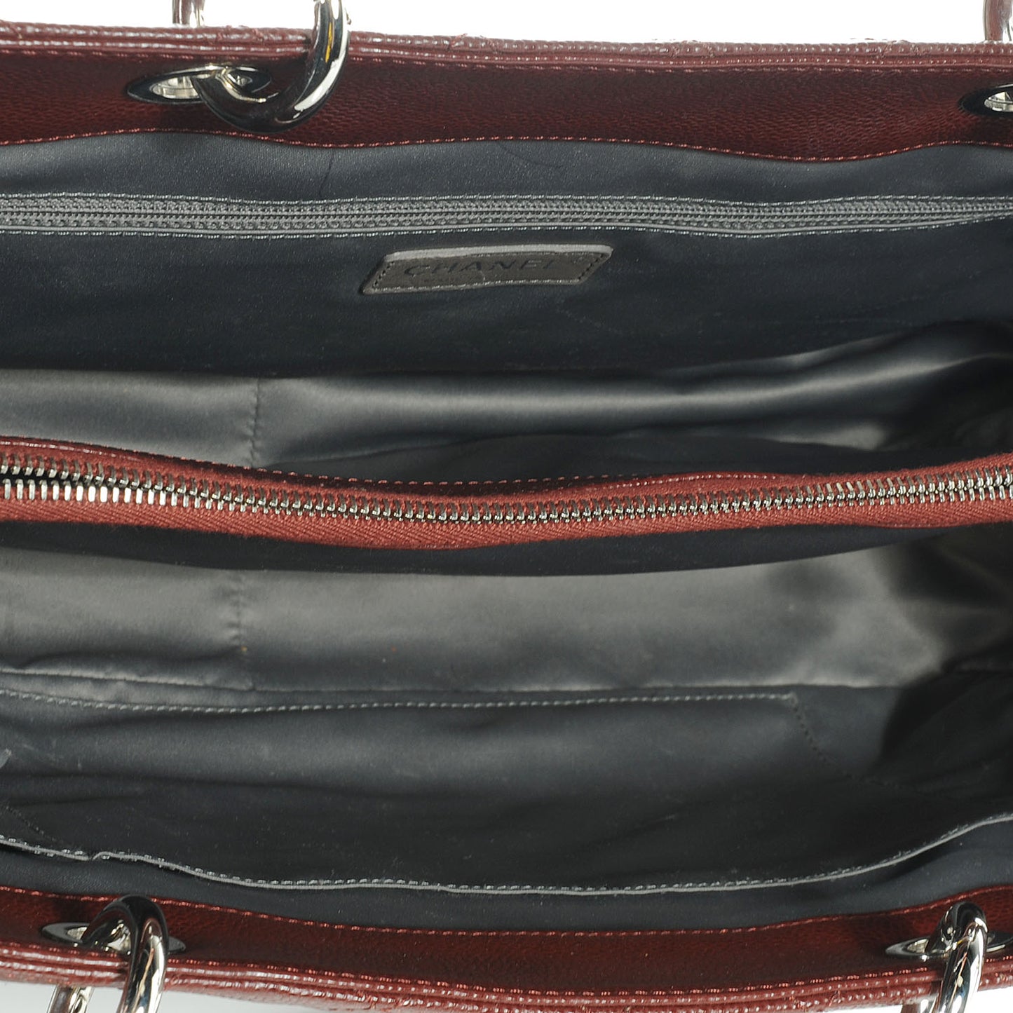 Caviar XL Grand Shopping Tote GST Bordeaux