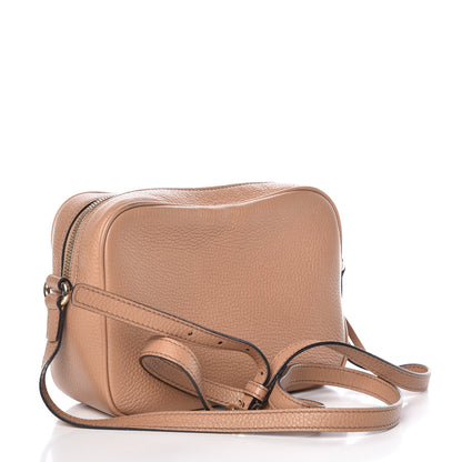 Gucci Pebbled Calfskin Small Soho Disco Bag Rose Beige 3 of 14