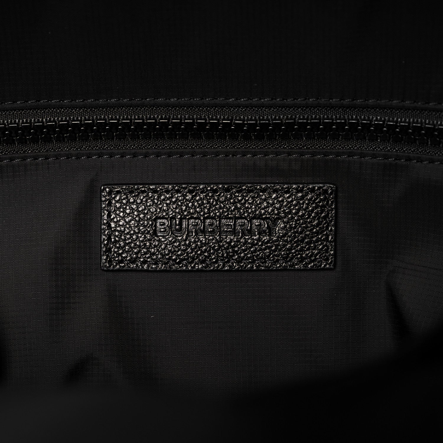 Burberry Nylon Logo Print Backpack Black 6 of 12