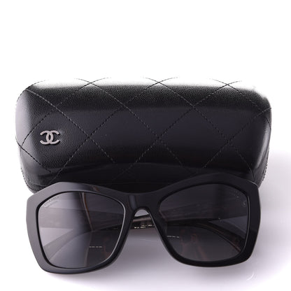 Chanel Lace Effect Sunglasses 5296-A Black 9 of 9