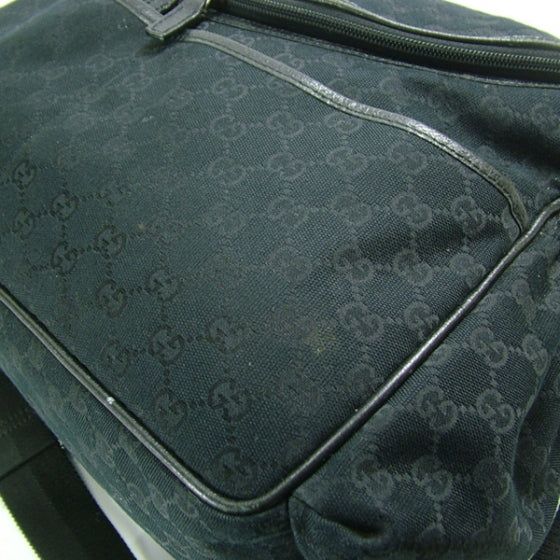 Gucci Monogram Large Diaper Bag Black 8 of 11
