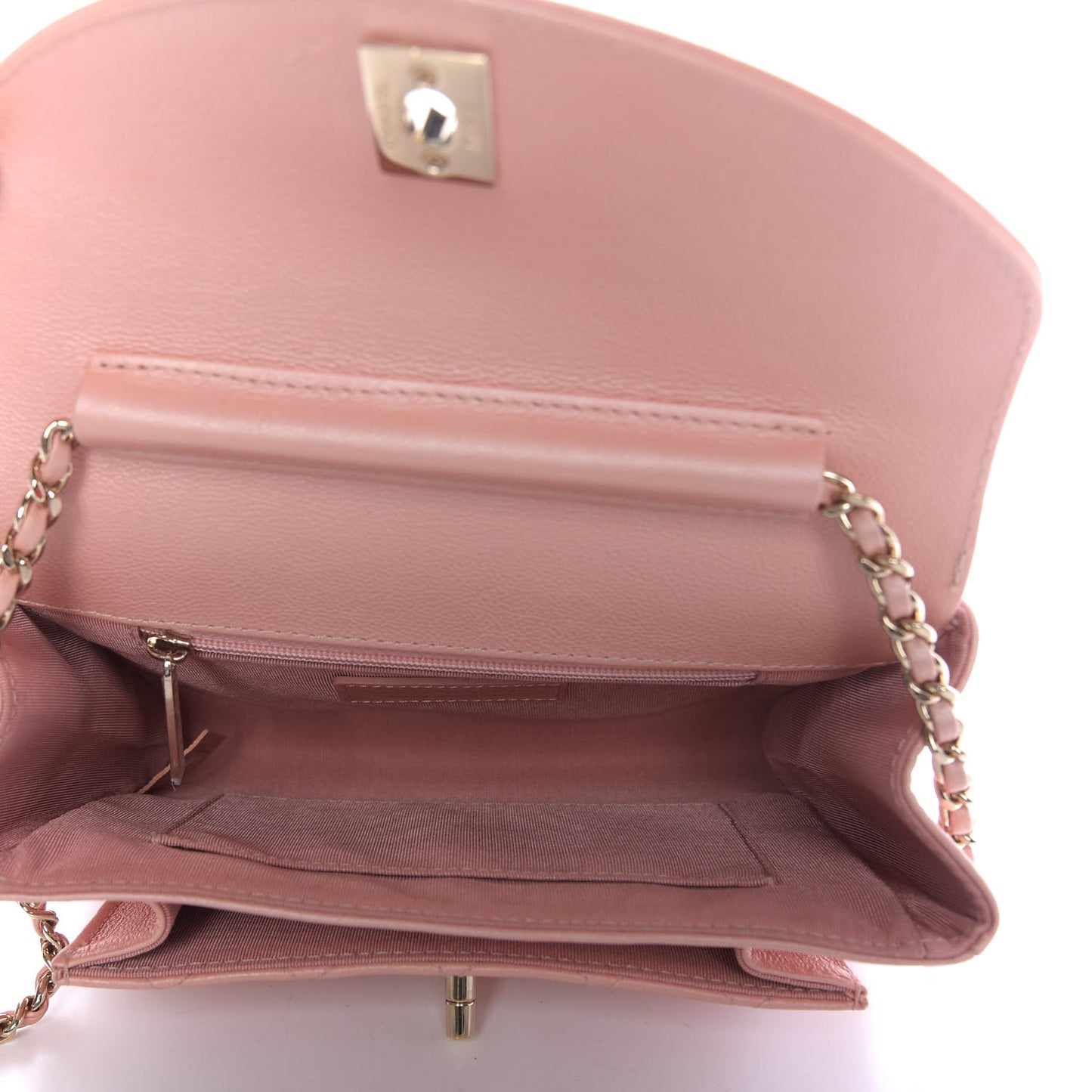 Quilted Smart Pocket Crossbody Bag Pink