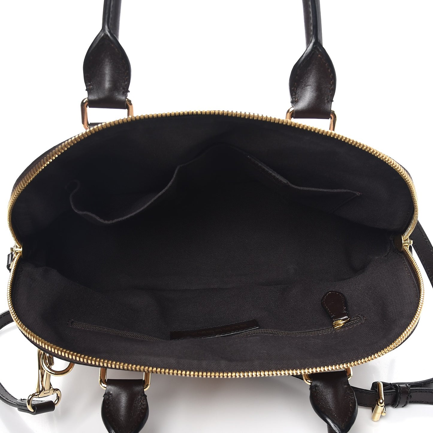 Haymarket Check Small Orchard Bowling Bag Chocolate
