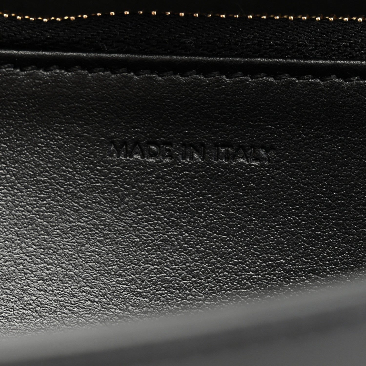 Celine Shiny Calfskin Long Triomphe Wallet Black 8 of 11