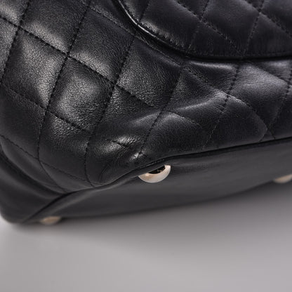 Chanel Calfskin Quilted Large Cambon Tote Black White 9 of 10