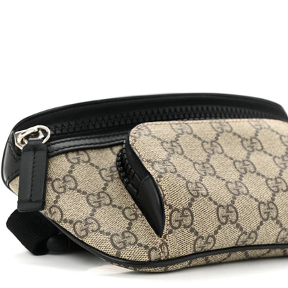 Gucci GG Supreme Monogram Belt Bag Black 9 of 10
