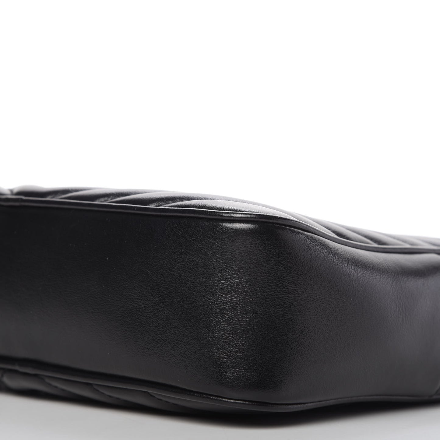 Calfskin Matelasse Monogram Lou Camera Bag Black
