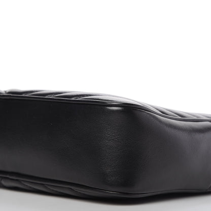 Saint Laurent Calfskin Matelasse Monogram Lou Camera Bag Black 7 of 10