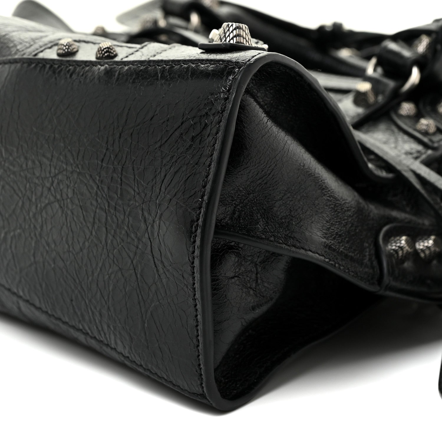 Balenciaga Agneau Arena Neo Cagole Handbag XS Black 8 of 8