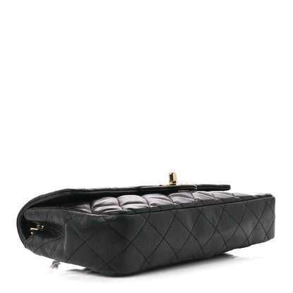 Chanel Lambskin Quilted East West Flap Black 4 of 11