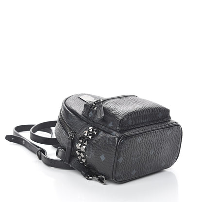 MCM Visetos Side Stud X-Mini Stark Bebe Boo Backpack Black 3 of 7