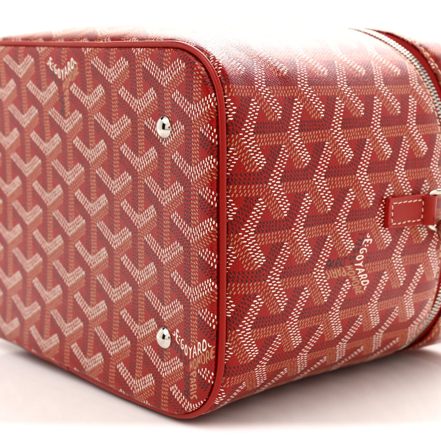Goyard Goyardine Muse Vanity Case Red 1888804 – FASHIONPHILE