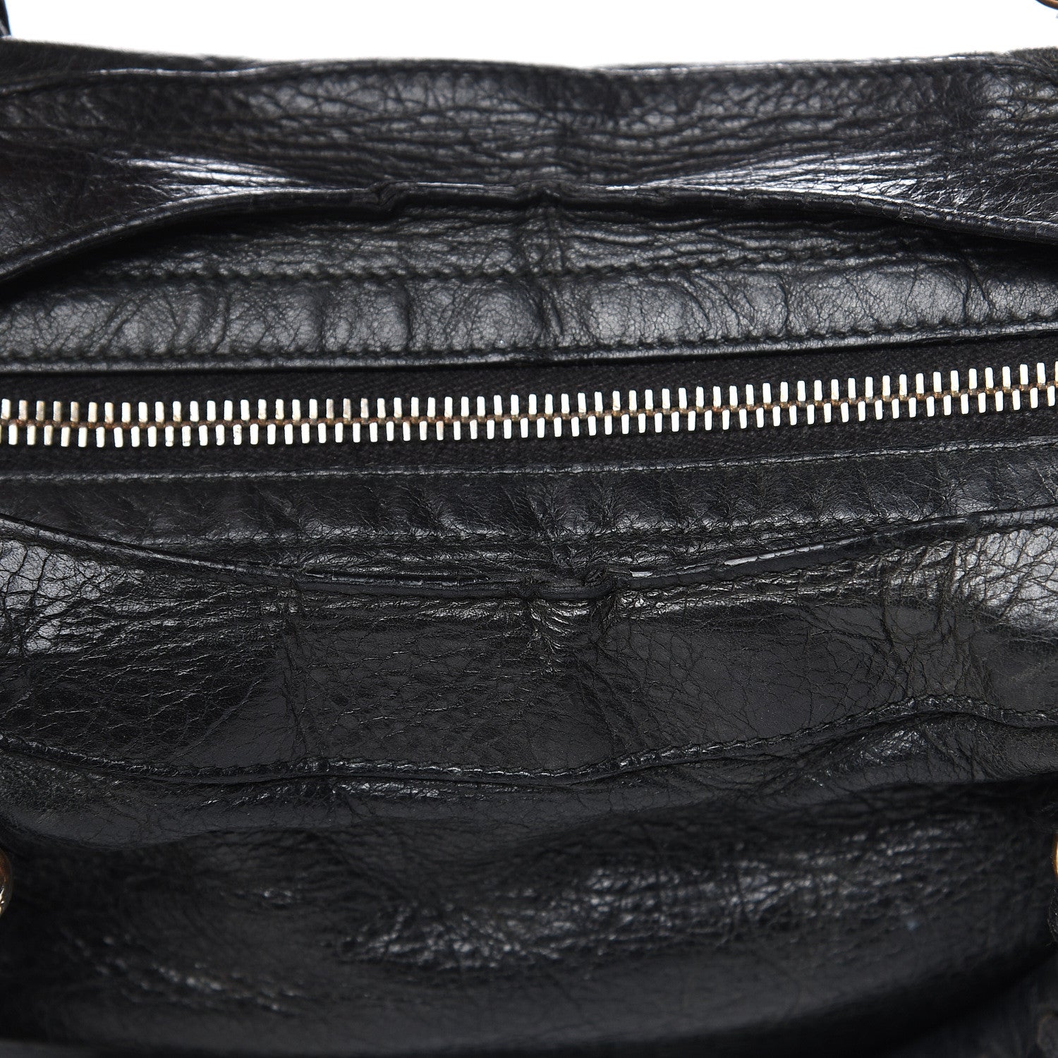 Balenciaga Agneau Giant 12 Rose Gold Hardware Town Black 12 of 16