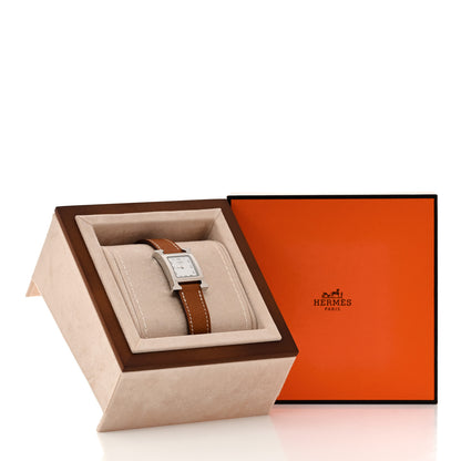 Hermes Stainless Steel Epsom 21mm Heure H Hour Quartz Watch Gold 5 of 5