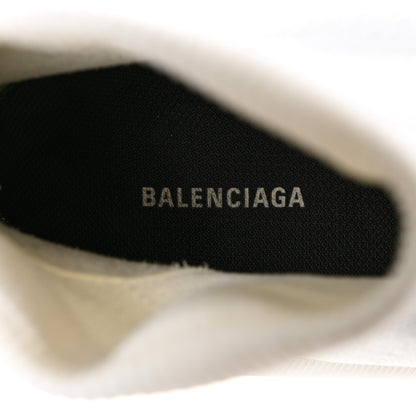 Balenciaga Technical 3D Recycled Knit Bi-Color Sole Womens Speed 2.0 Sneakers 39 White Black 7 of 11