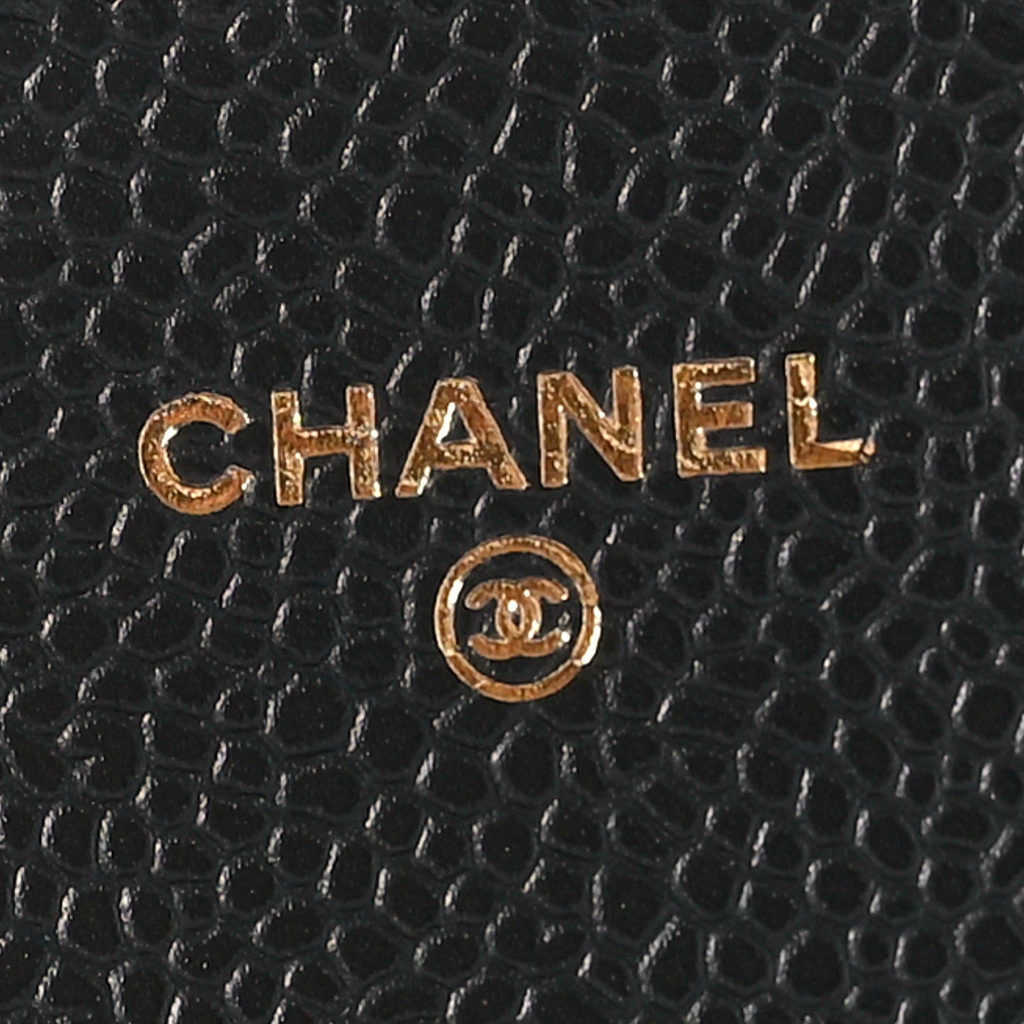Caviar Quilted Large Gusset Flap Wallet Black