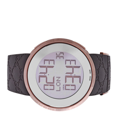 Gucci Stainless Steel Rubber 45mm Digital I-Gucci Watch Brown 2 of 5