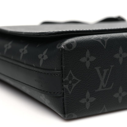 Louis Vuitton Monogram Eclipse District PM Black 8 of 10