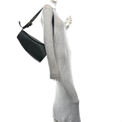 Burberry Calfskin Large Horn Bag Black 2 of 9