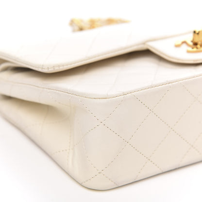 Chanel Lambskin Quilted Small Double Flap White 9 of 15
