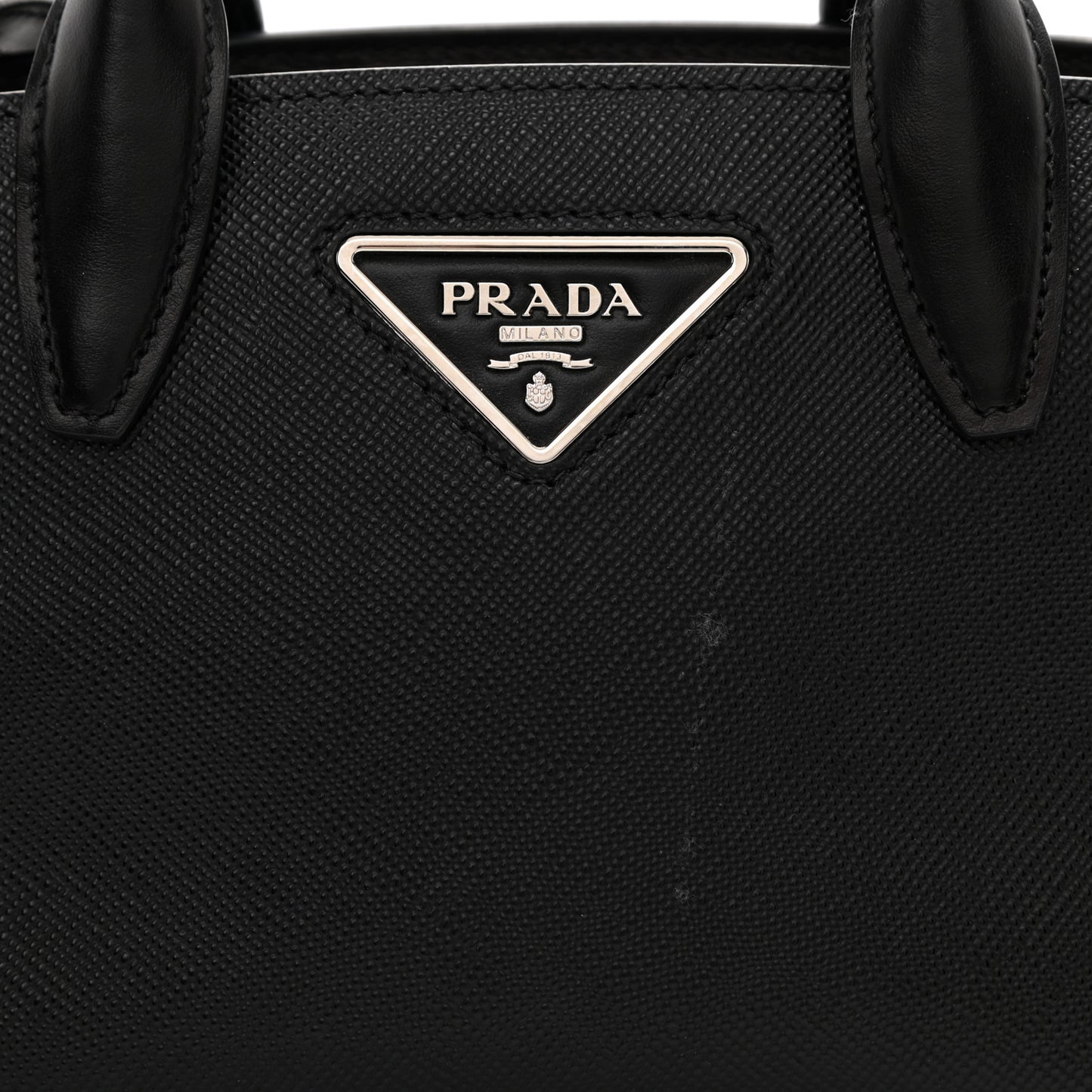 Saffiano Cuir Calfskin Small Kristen Black