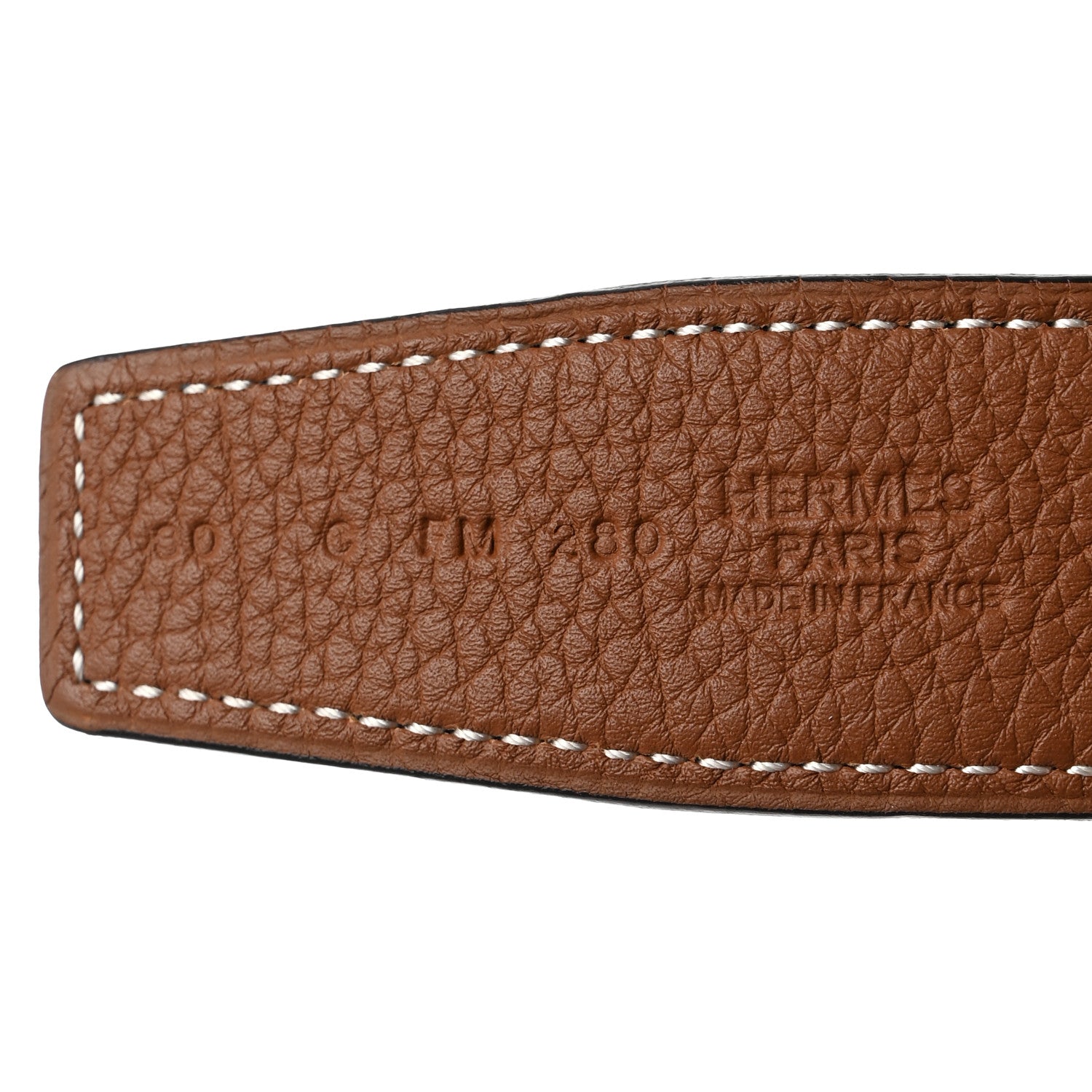 Hermes Box Togo 32mm Martelee H Belt 80 32 Black Gold 8 of 9