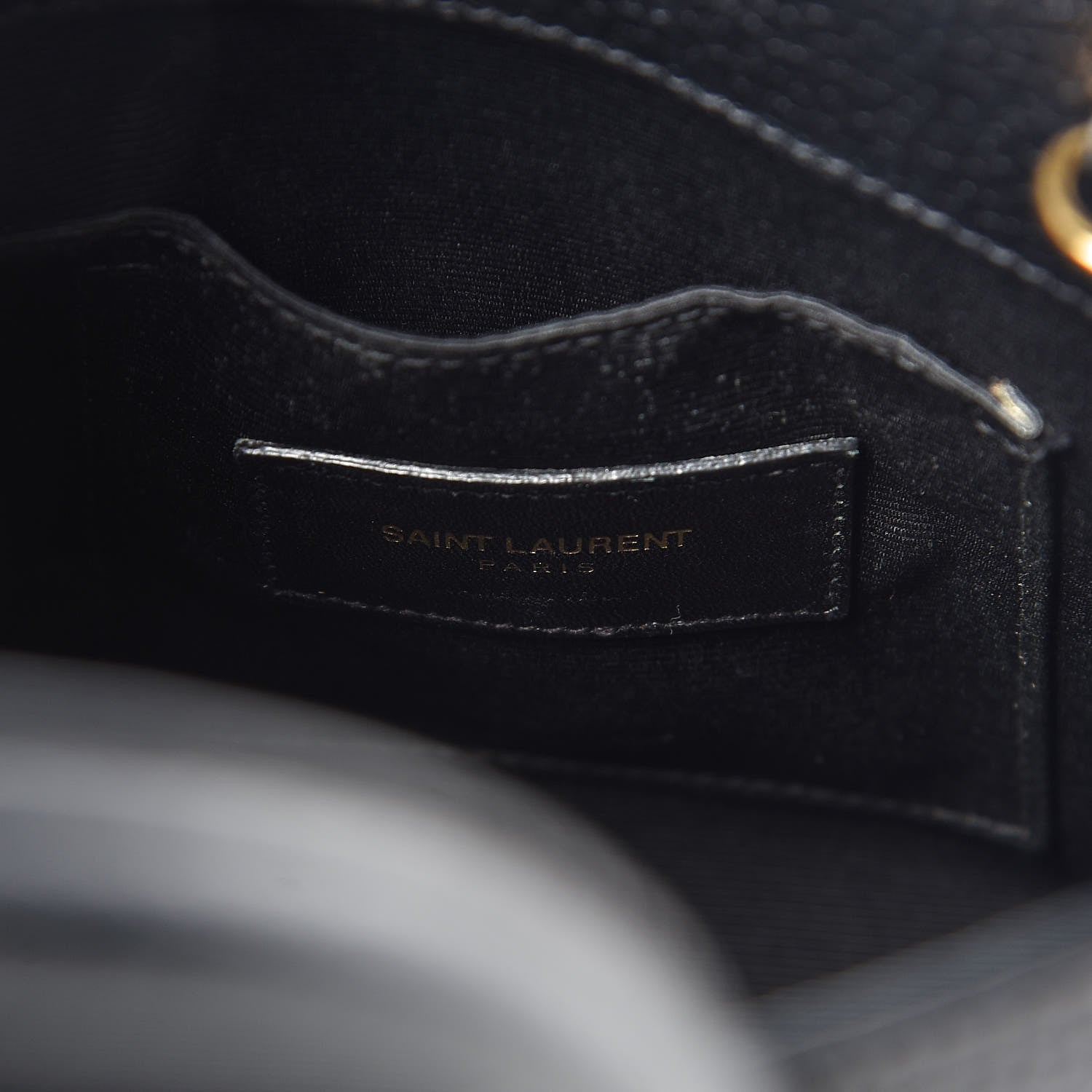 Saint Laurent Grained Calfskin Nano Sac De Jour Black 7 of 12