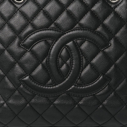 Chanel Caviar Quilted Grand Shopping Tote GST Black 8 of 11