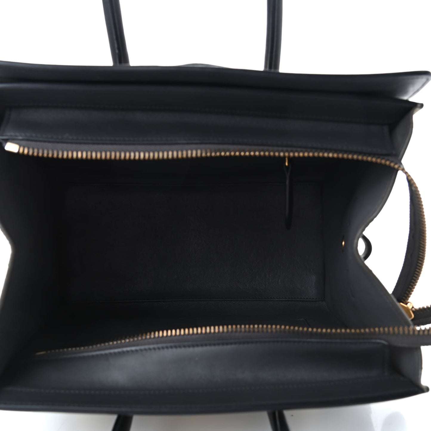 Drummed Calfskin Nubuck Micro Tri-Color Luggage Corn