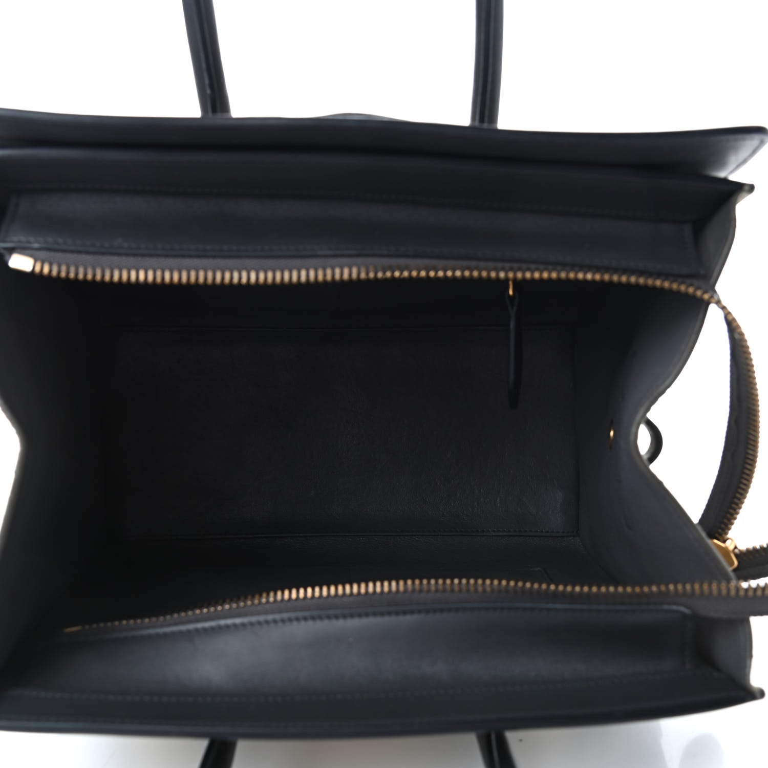 Celine Drummed Calfskin Nubuck Micro Tri-Color Luggage Corn 4 of 4