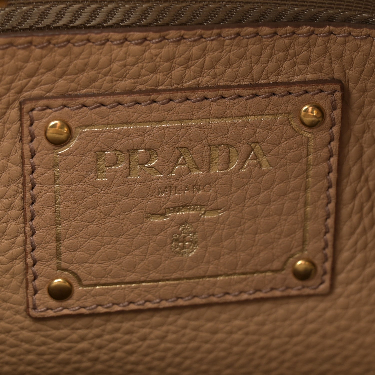 Prada Vitello Daino Shopping Tote Noisette 7 of 20