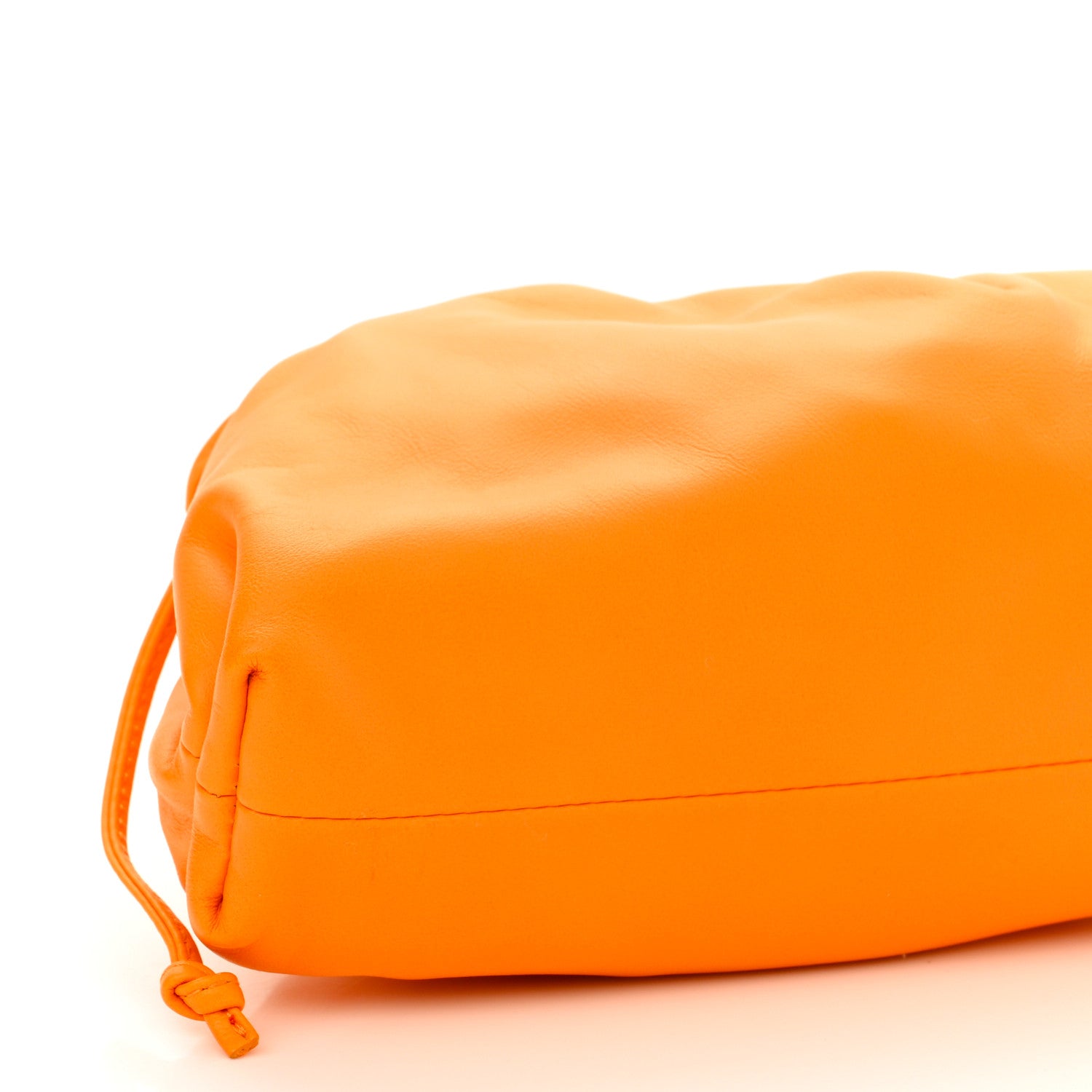 Bottega Veneta Butter Calfskin The Mini Pouch Tangerine 10 of 11