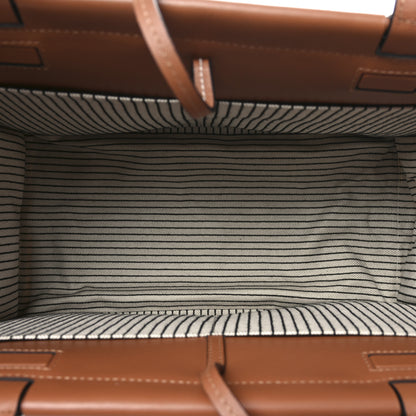 Loewe Canvas Calfskin Cushion Tote Beige 5 of 9