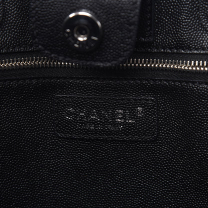 Chanel Caviar Stitched Large Shopping Tote Black 8 of 10