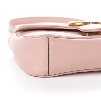 Gucci Calfskin Matelasse Mini GG Marmont Shoulder Bag Perfect Pink 8 of 11