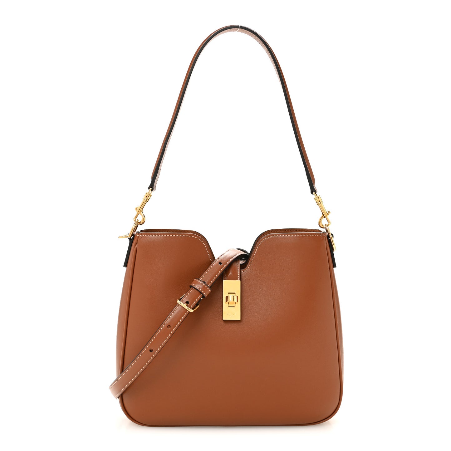 Smooth Calfskin Small Camille 16 Soft Bag Tan