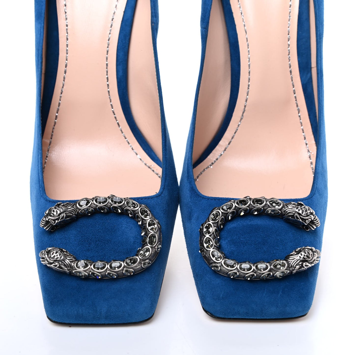 Suede Dionysus Pumps 41 Blue