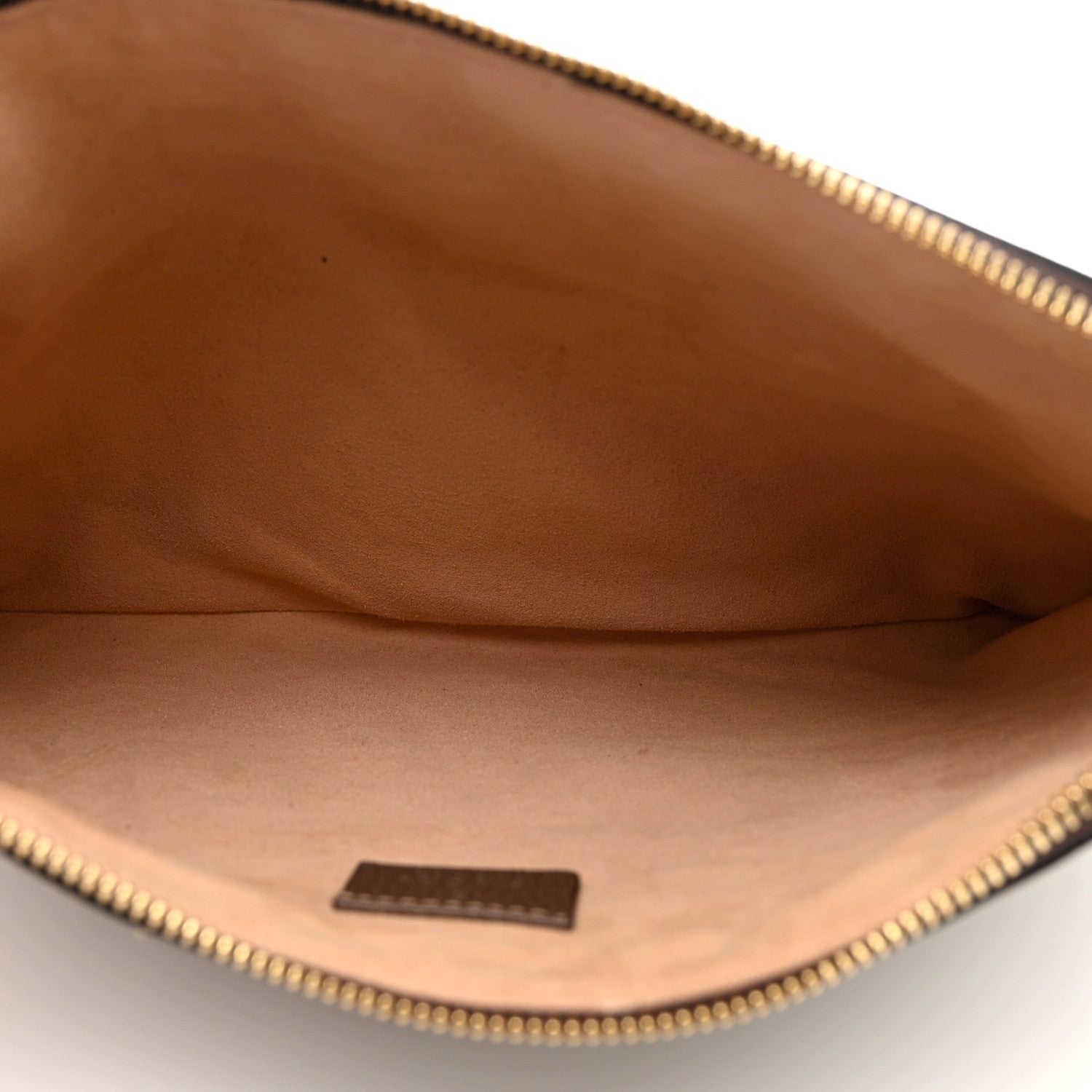 Gucci GG Supreme Monogram Large Ophidia Pouch Clutch Brown 5 of 8