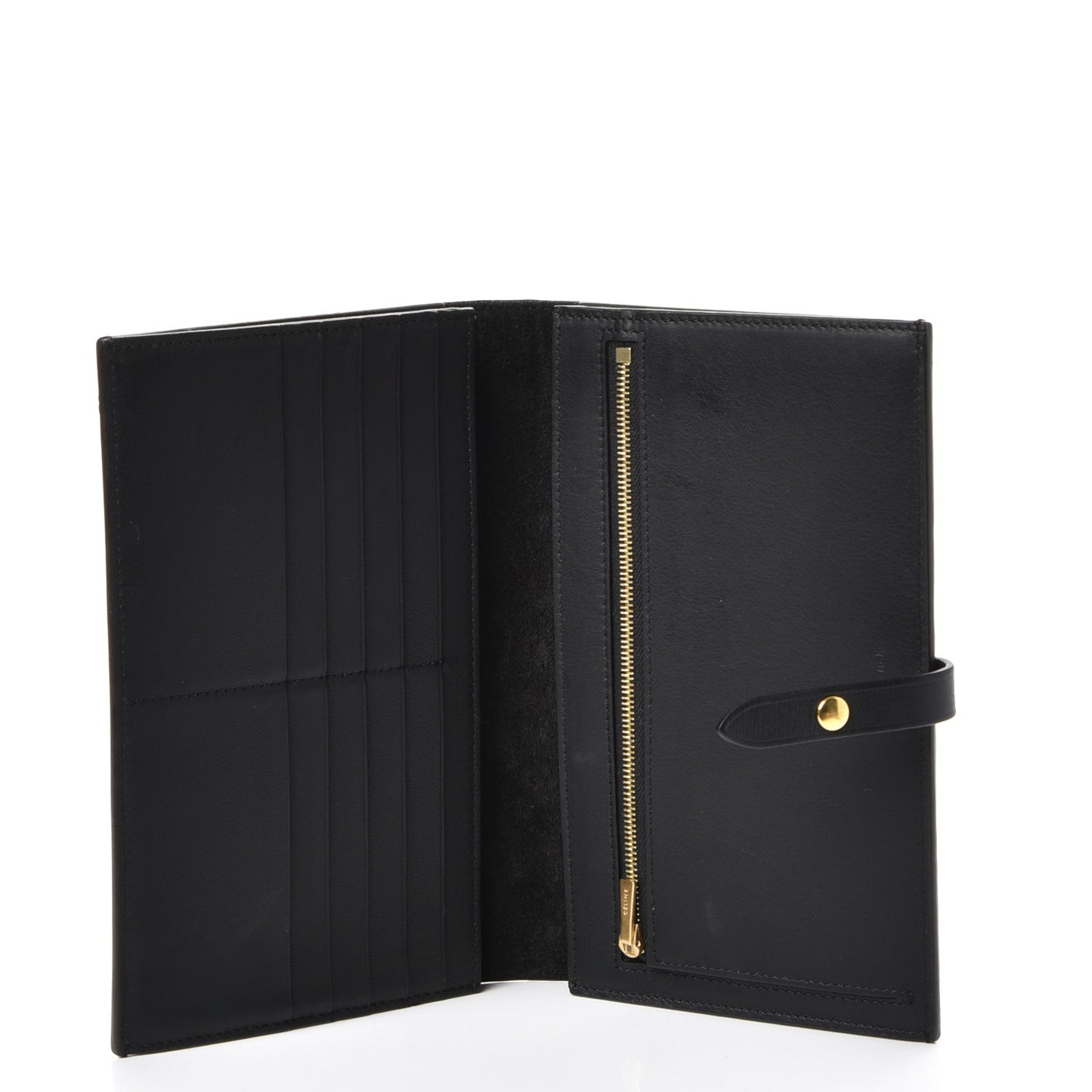 Lizard Calfskin Large Multifunction Strap Wallet Velvet